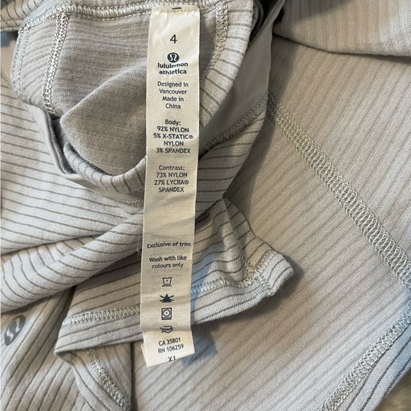 Lululemon gray swing open back tank top - Picture 5 of 8